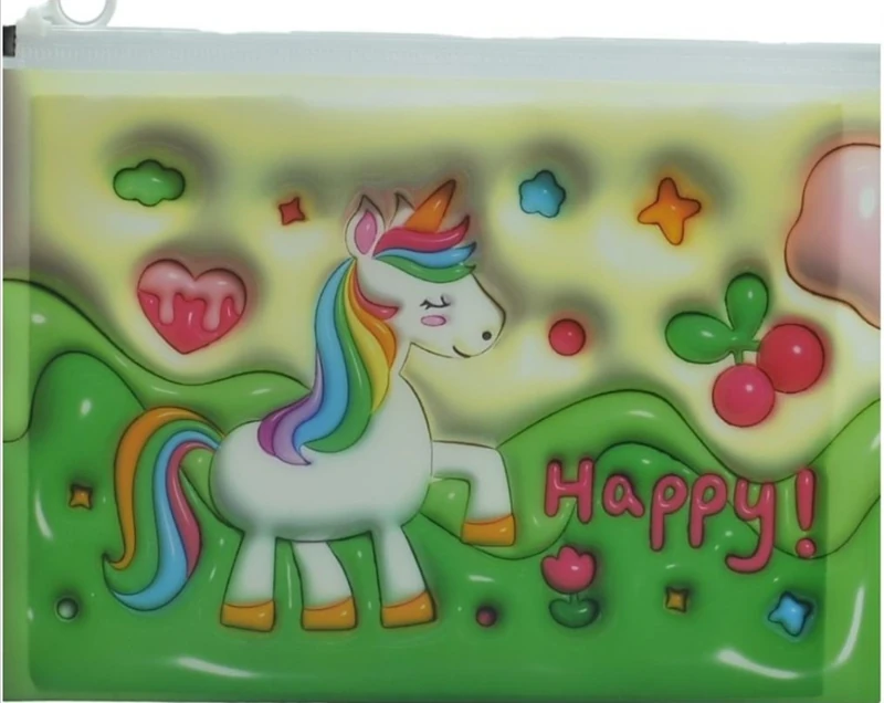 Unıck Color 3D Unicorn A4 Kilitli Dosya 7463
