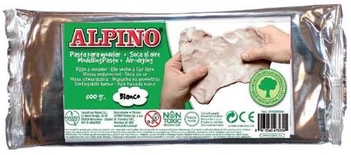 Alpıno Dp-104 Şekillendirme Kili 500 Gr Beyaz