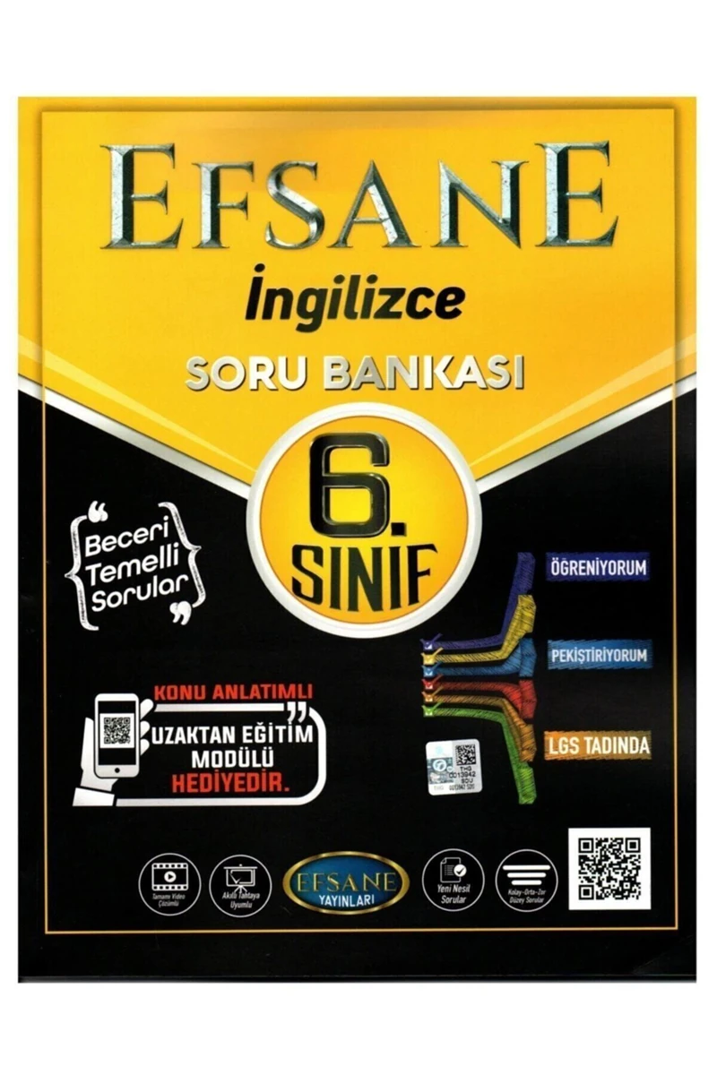 Efsane Yayınları 6.Sınıf İngilizce Soru Bankası