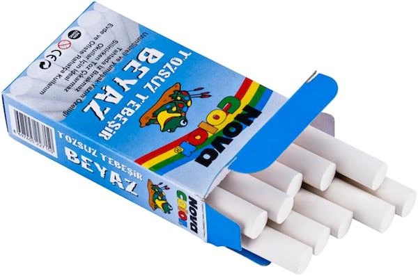 Nova Color Nc-4110 Tebeşir Beyaz 10Lu