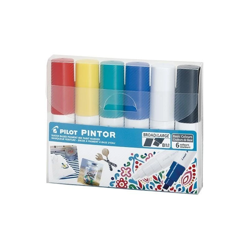 Pılot Dekorasyon Kalemi Pıntor B Set 6 Renk Basıc Sw-Pt-B-S6