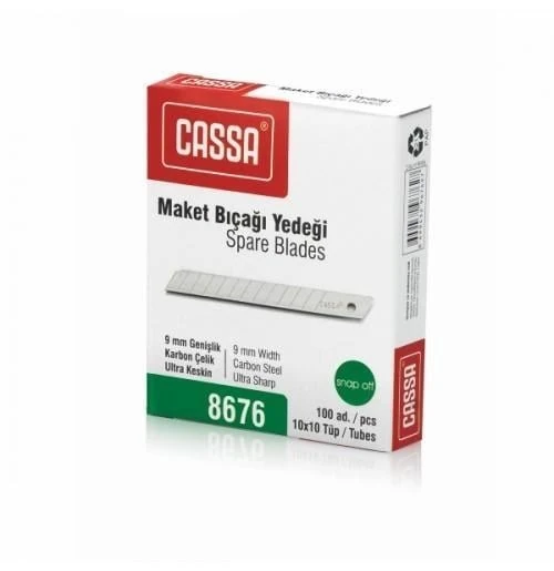 Cassa Maket Bıçağı Yedeği 9 Mm 8677