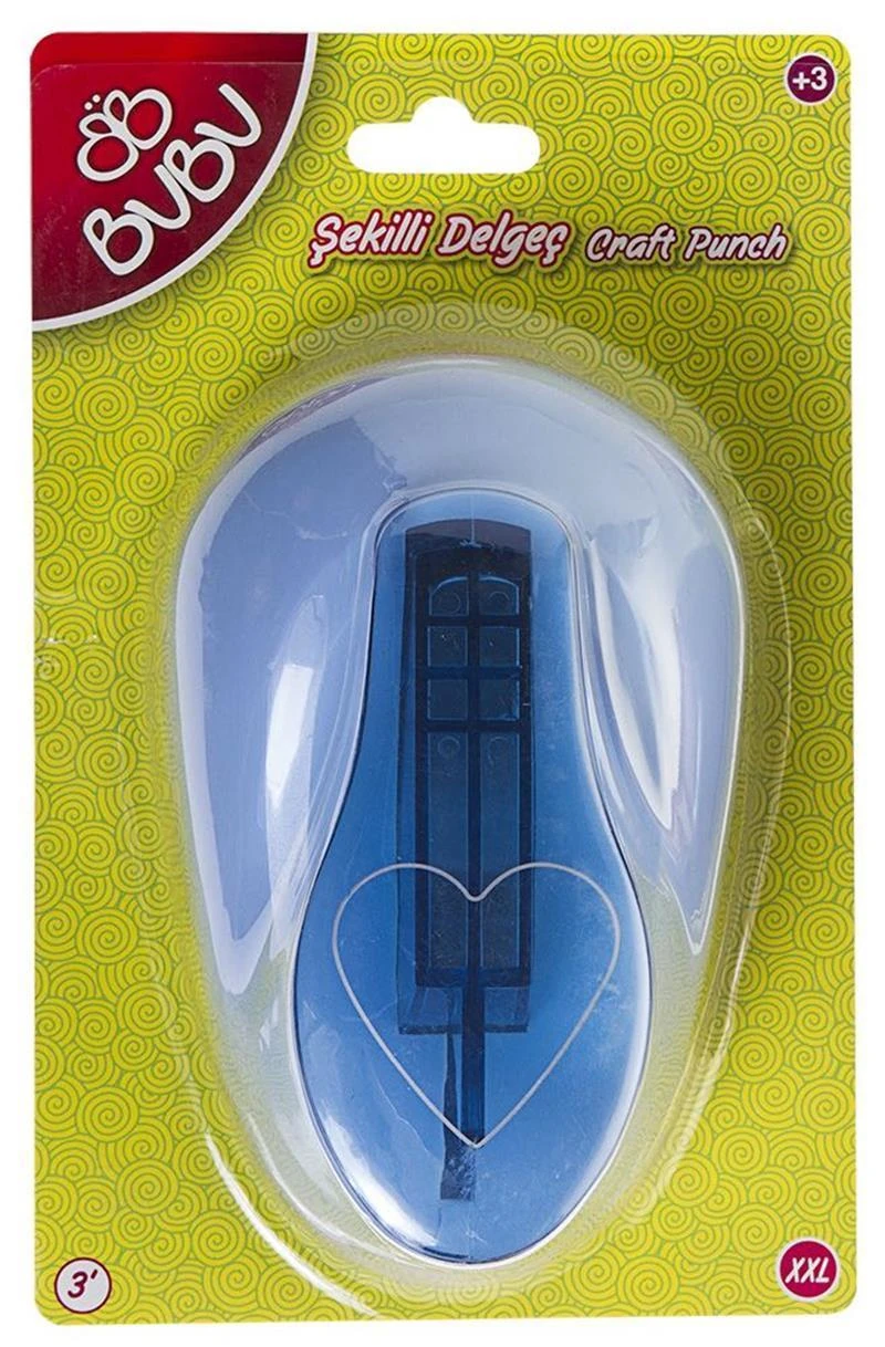 Bu-Bu Delgeç Şekilli Eva Ve Kağıt Kalp 3 De0013