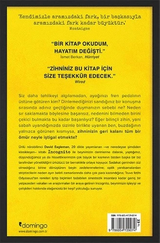 Incognito - Beynin Gizli Hayatı - David Eagleman
