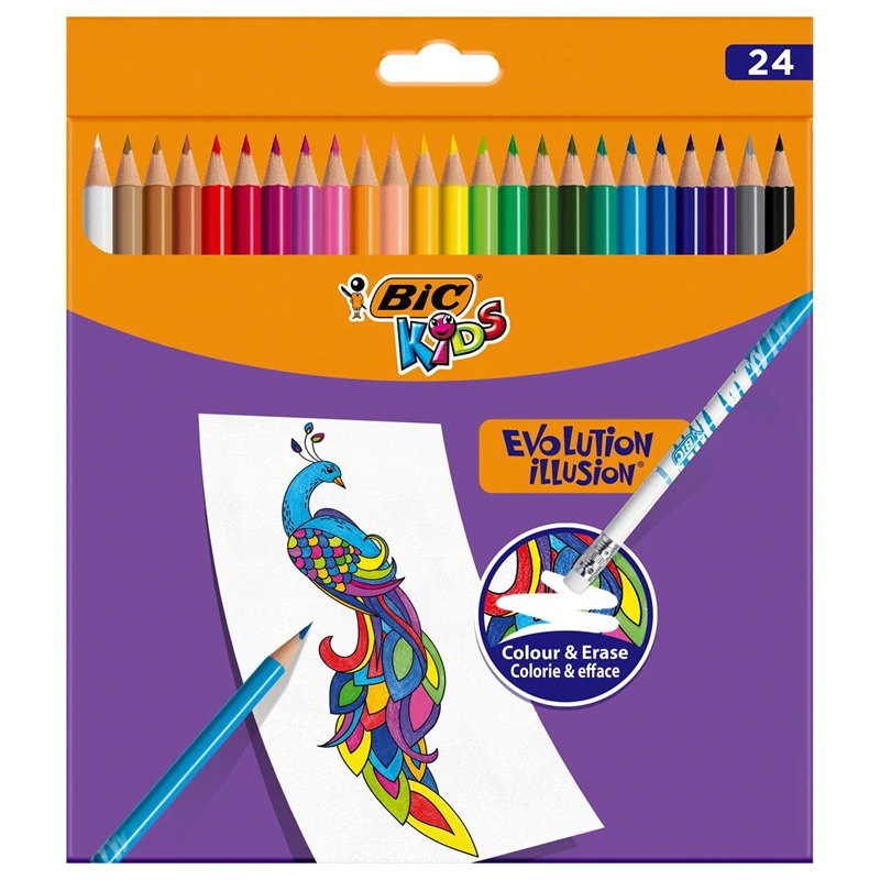 Bic 987869 Evo Silinebilir Kuru Boya 24Lü