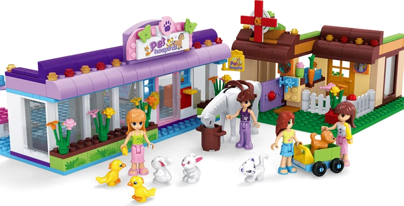 Bricks 467 Parça Petshop Seti