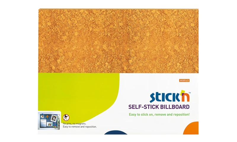 Hopax Yapışkanlı Pano 58X46 Kahverengi· 23023