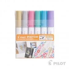 Pilot Dekorasyon Kalemi Pıntor Ef Set 6 Renk Metalik Sw-Pt-Ef-S6-M