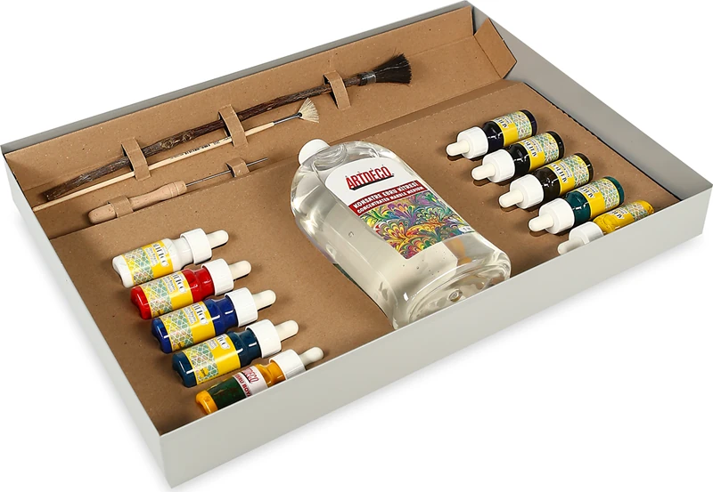 Artdeco Y-016 Es-9 10 Renk Profesyonel Ebru Seti