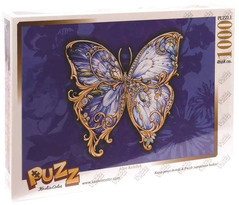 Keskin 260395-99 68*48 1000Li Yapboz Altın Kelebek