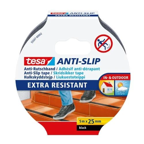 Tesa Bant Merdiven Kaydirmaz Siyah 5x25 55587