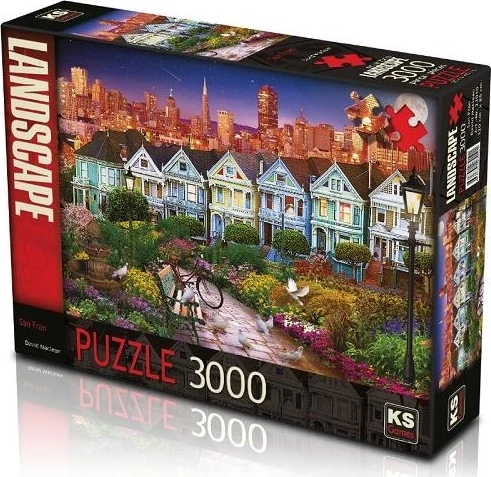 Ks Games 23017 Puzzle 3000 Migration Routes-Galata Tower