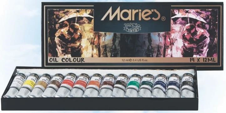 Maries Mrmar0001 Yağlı Boya E1381 12 Li