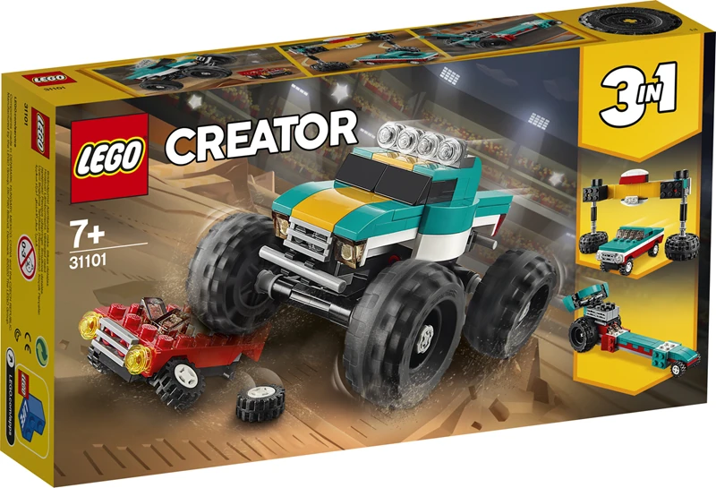 LEGO® Creator 31101 3#ü 1 arada Canavar Kamyon