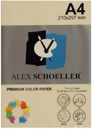 Alex Alx-510 Renkli Fotokopi Kağıdı A4 80Gr 500Lü Krem