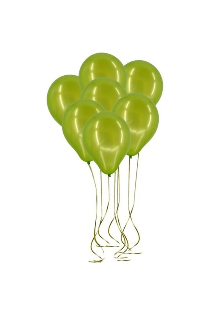 Nedi Pm-72008 Balon Düz Renk Açık Yeşil 100Lü