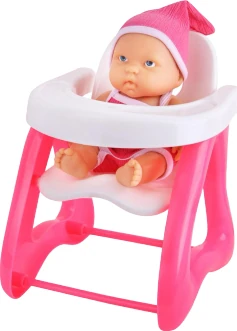 Limon Oyuncak Mama Sandalyeli Bebek