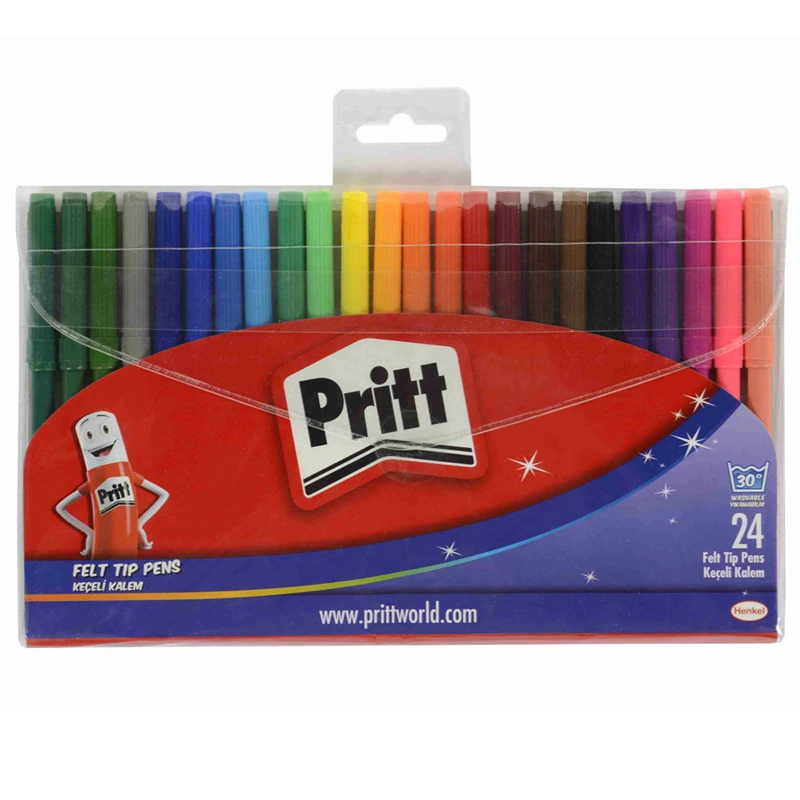 Pritt 1774252 Keçeli Kalem 24 Renk 12*96