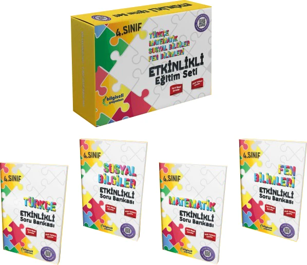 Bilgiseli Yayınları 4. Sınıf Yeni Nesil Etkinliklerle Eğitim Seti