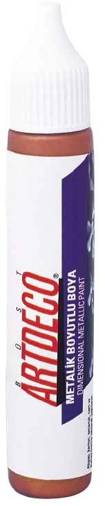 Artdeco Y-040B-682 30Ml Boyutlu Boya Metalik Gümüş