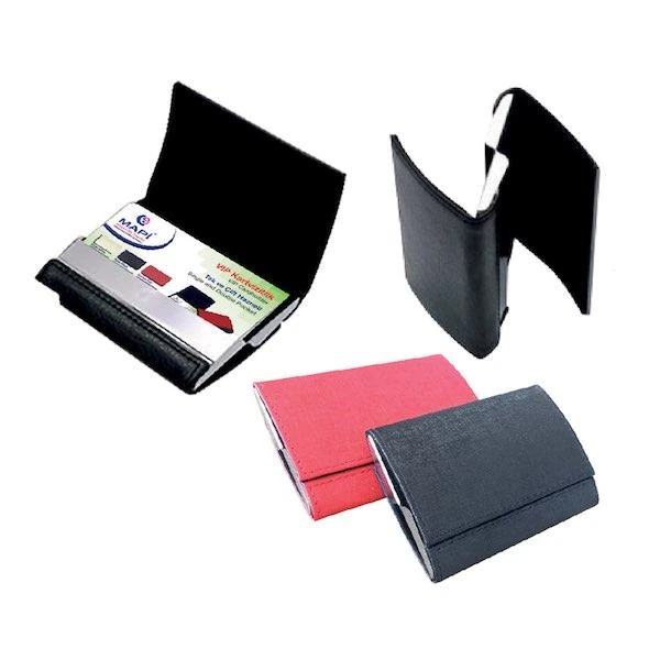 Mapi 5301501 Kartvizitlik Çift Hazne Ş.Deri Siyah