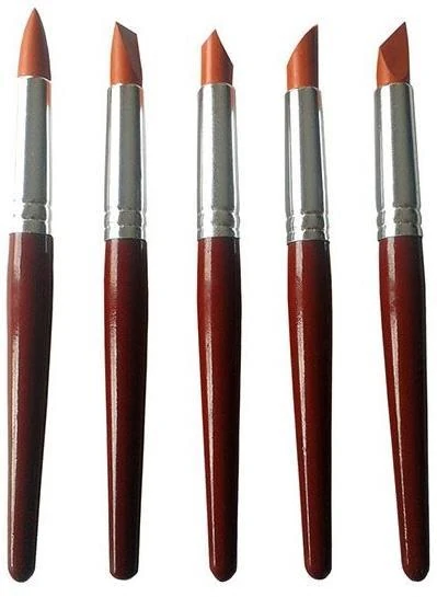 Lutart Fırça Kauçuk Uçlu 5'Li Lfs-06