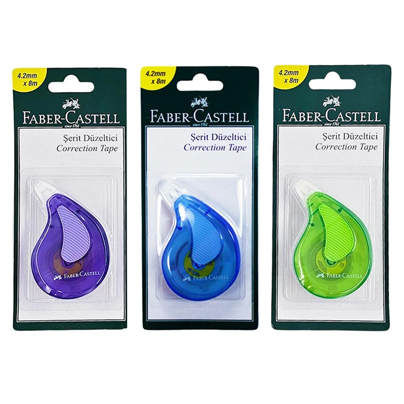 Faber Castell 4.2x8m Şerit Daksil Şeffaf Renkler 482010