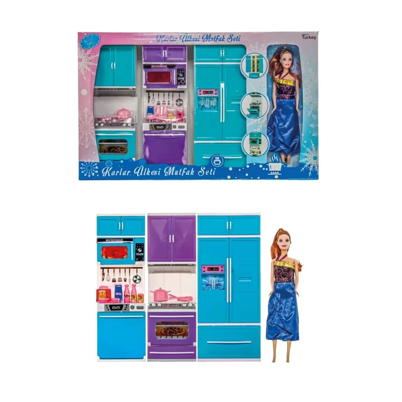 Oydaş 02334 Karlar Ulkesı 2Lı Dolap Lavabo Bebeklı