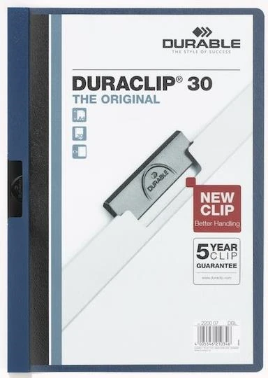 Durable Sıkıştırmalı Dosya Duraclıp 2200 30 Sf Kapasiteli Lacivert 2200-L
