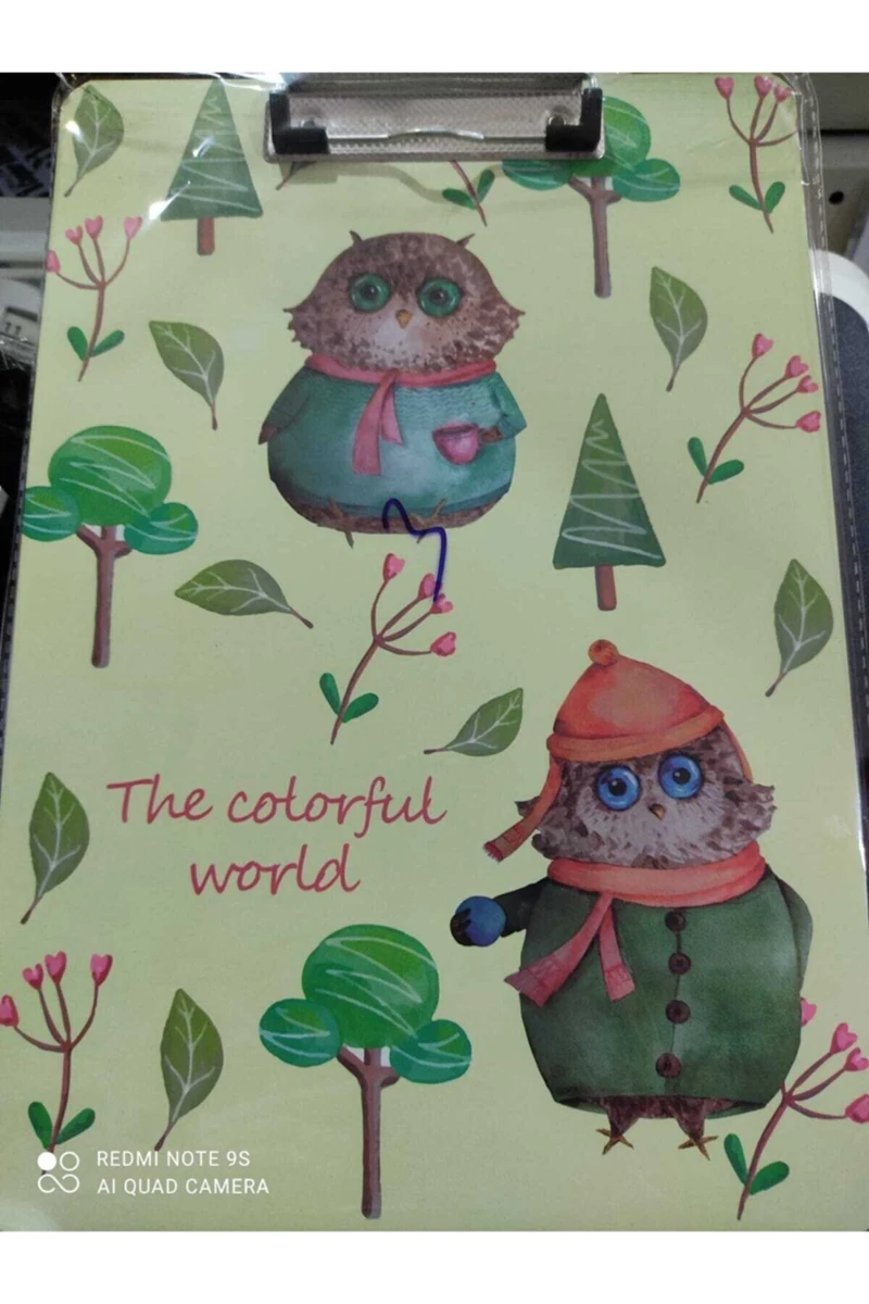 Piano Flamingo Desenli Sekter Dosya Sekreterlik Dosya