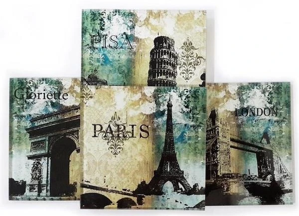 Kakosan Bardak Altlığı Yuvarlak 4'Lü Set Cam0009