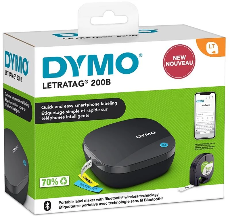 Dymo 2172855 Letra Tag 200B Bluetooth Etiketleme Makinesi
