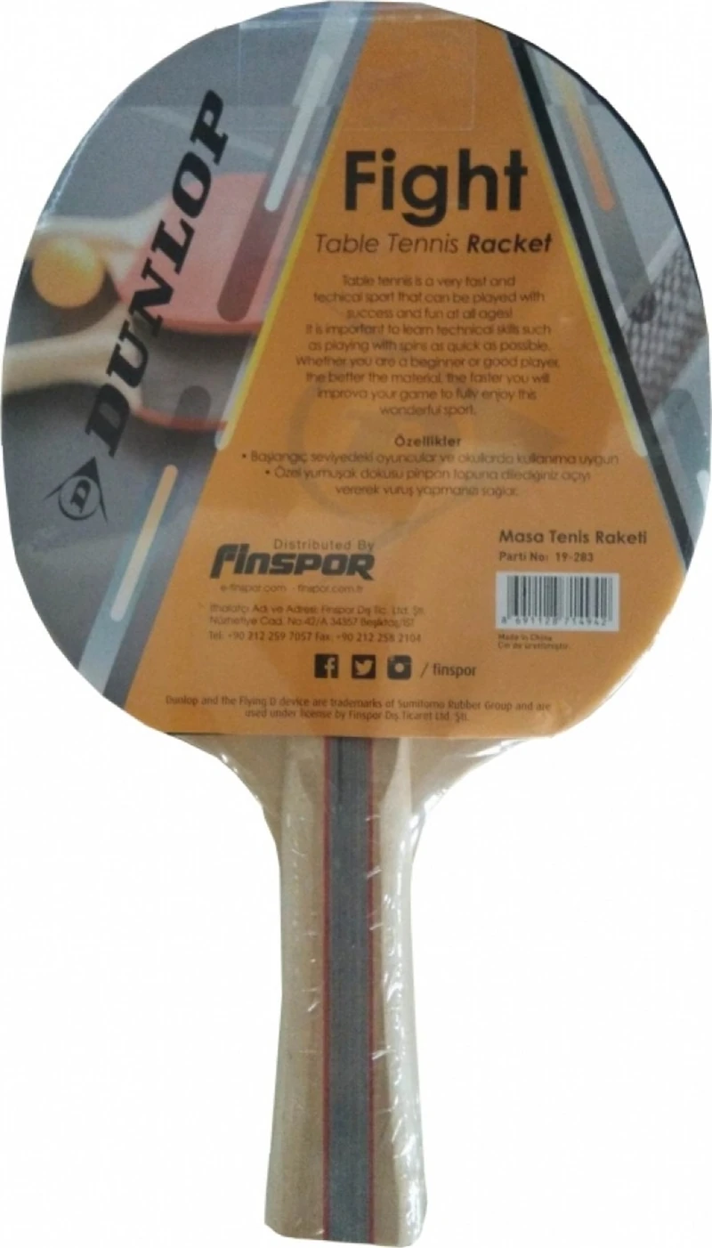 Dunlop Fight Masa Tenisi Raketi