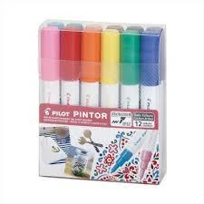 Pılot Dekorasyon Kalemi Pıntor Ef Set 12 Renk Basıc Sw-Pt-Ef-S12