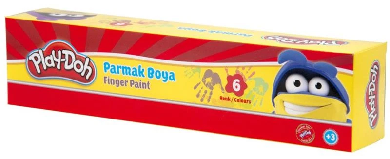 Play-Doh 6 Renk Parmak Boya Birleşik 30 Ml PLAY-PR018