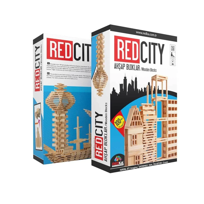 Redka Red City Ahşap Bloklar