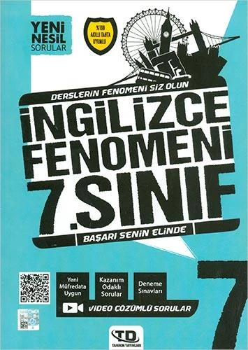 7.Sınıf İngilizce Fenomeni Soru Bankası Tandem Yayınları