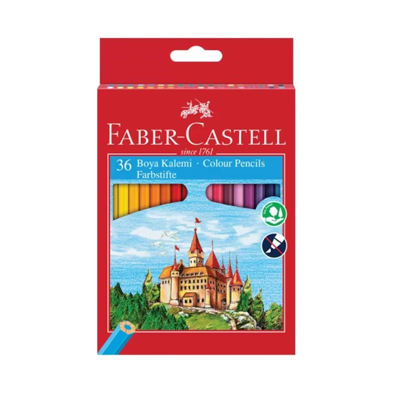FABER CASTEL KURU BOYA 36 LI KARTON KUTU 517100001 *.FABER-24 **