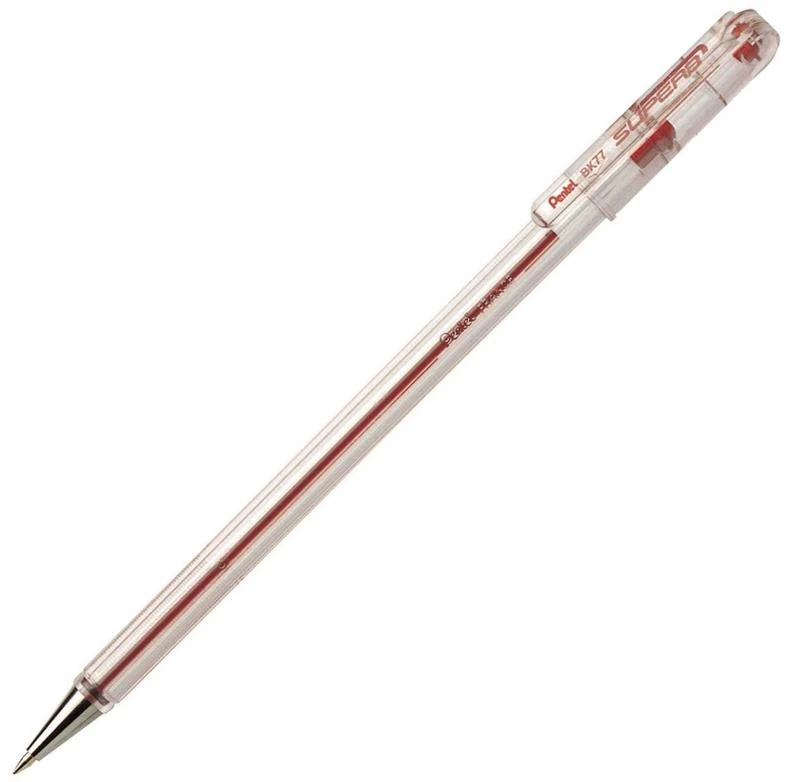 Pentel Bk77 B 0.7Mm Yağ Bazlı Roller Kalem Kırmızı
