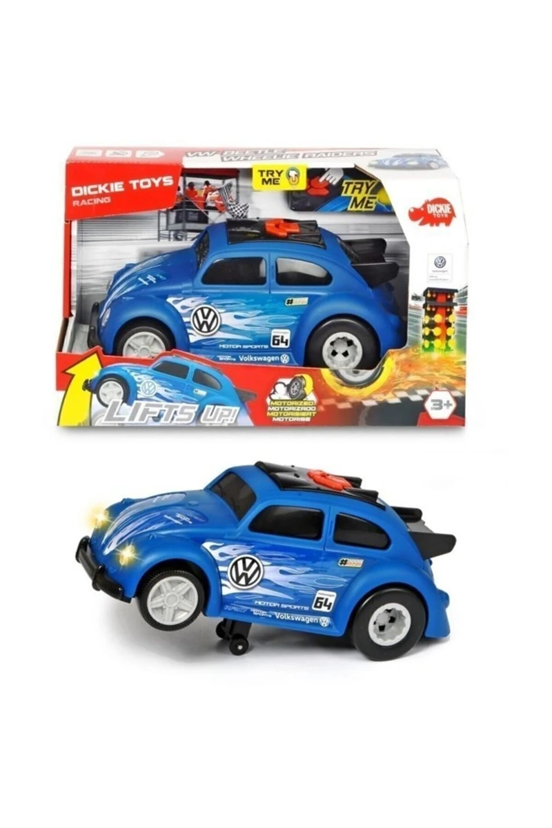 Dickie Toys Vw Beetle - Wheelıe Raıders - 3764011