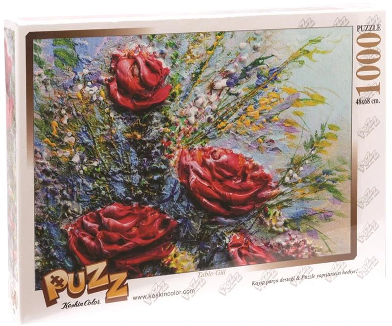 Keskin Puzzle 1000 Li Tablo Gül 260390-99