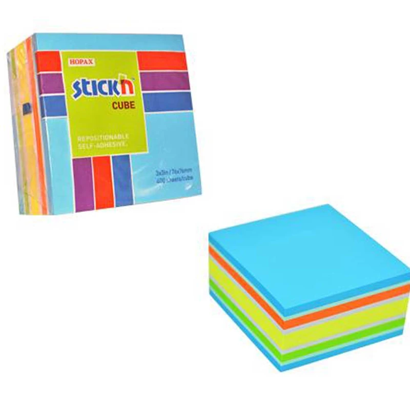 Stıckn Küp Blok Mix-b 5 Renk 76x76 400 Yaprak (21538) Gıpta