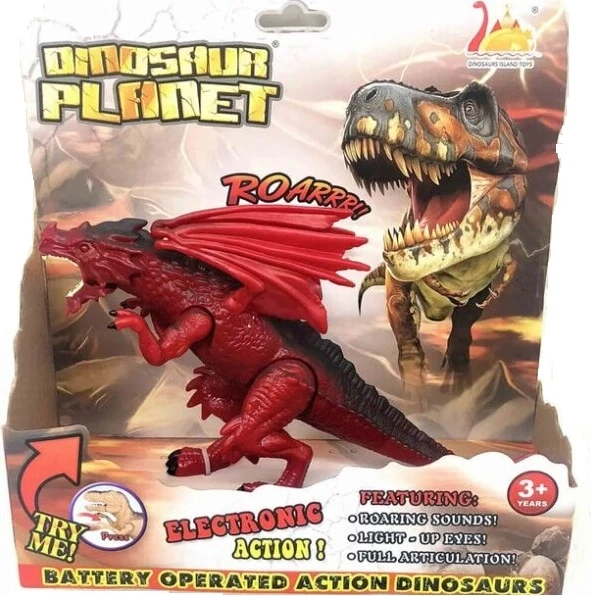 4i Oyuncak Kükreyen Ejdarha Sesli Işıklı 24CM.