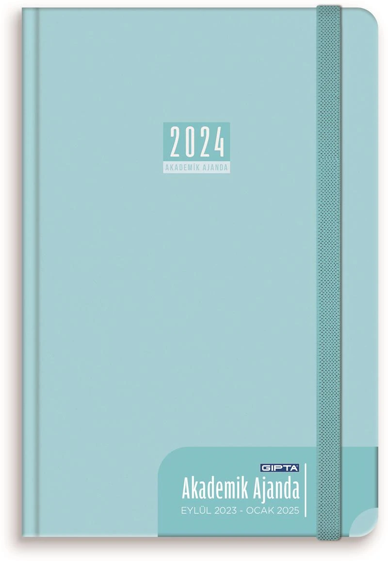 Gıpta Ajanda Akademik 17X24 Haftalık Sert Kapak Lastikli 160-Psk