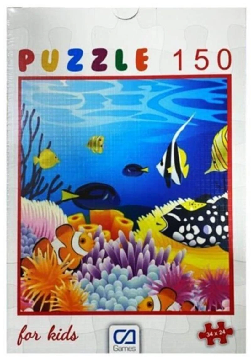 Ca Games Ca.6106 Puzzle 150 Parça Balıklar
