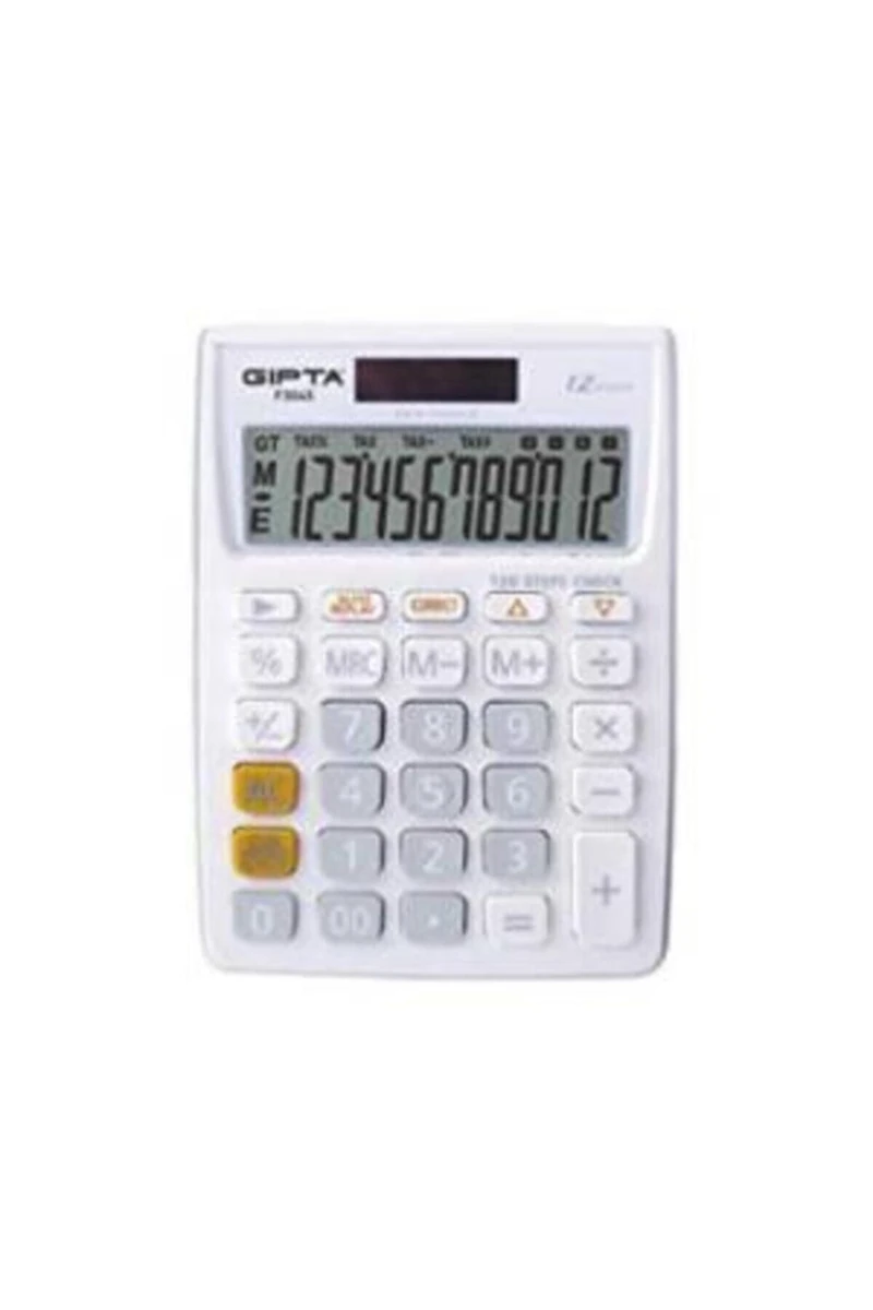 Gıpta F3045 Hesap Makinesi - 12 Hane Masa Tipi