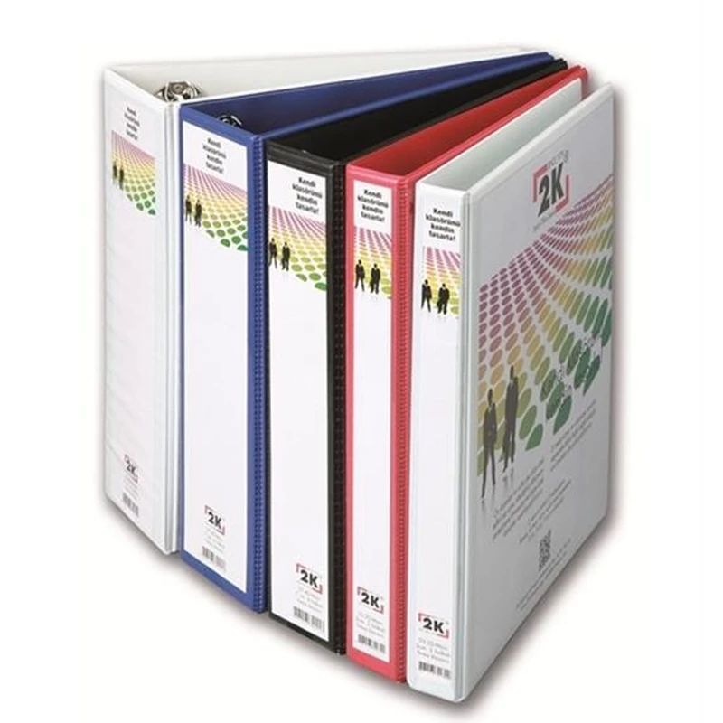 2K Halkalı Klasör 7 Cm 4 Halka Siyah 07-4D-S