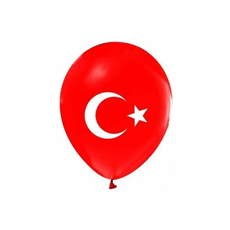 ATOMBALON | 100 LÜ BALON BAYRAK DESENLİ