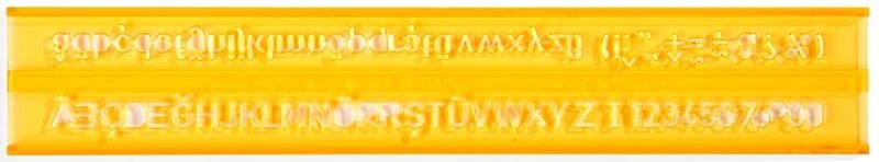 Hatas 02210 Teknik Resim Yazı Şablonu 5Mm*10