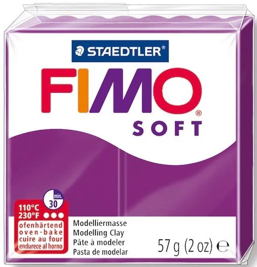 Staedtler 8020-61 07 Modelleme Kili Fımo Soft Mor